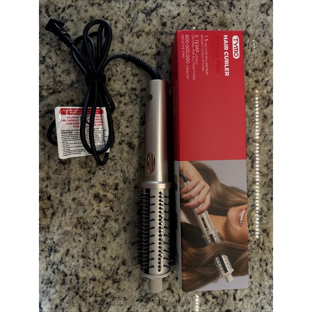 TYMO StylePro Thermal Brush Heated Round Hair Curler Blowout Brush Fast Heat Up
